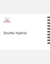 HONDA SHUTTLE HYBRID 2018-2019 OWNERS MANUAL IN ENGLISH